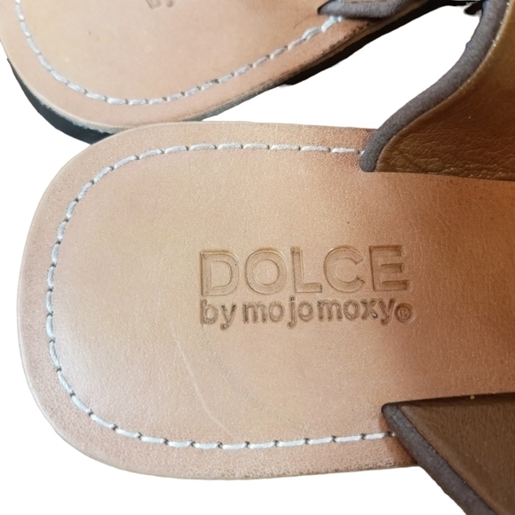 Dolce by Mojo Moxie boho southwestern Sundance flip flop sandals size 7 1/2 - Picture 4 of 8